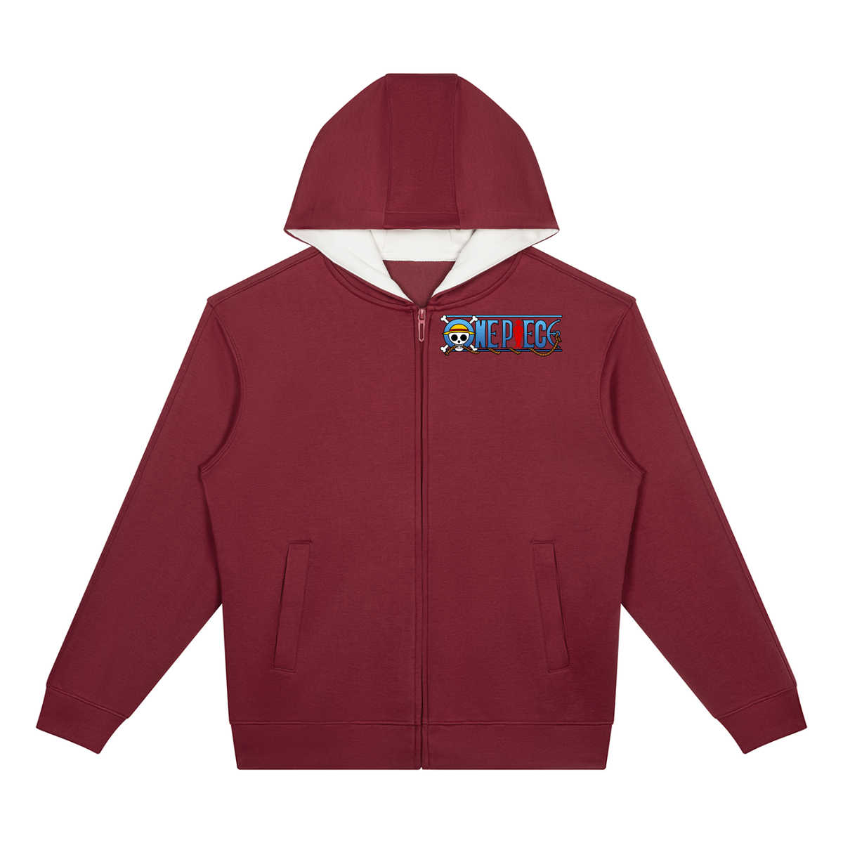 Unisex Drop Shoulder Full Zip Hoodie