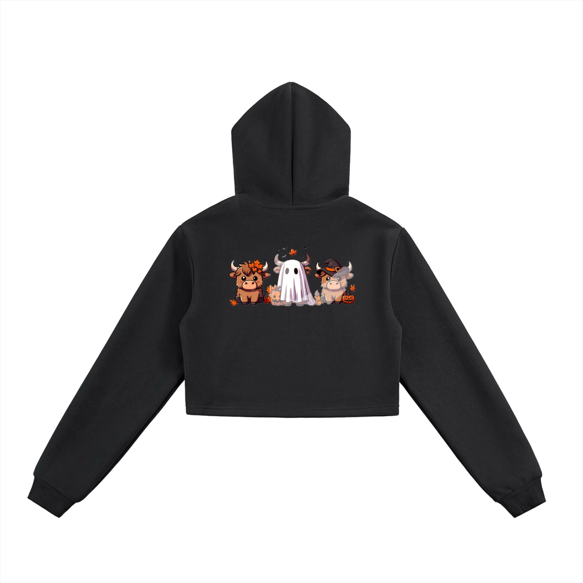 Essential Cropped Zip-Up Hoodie