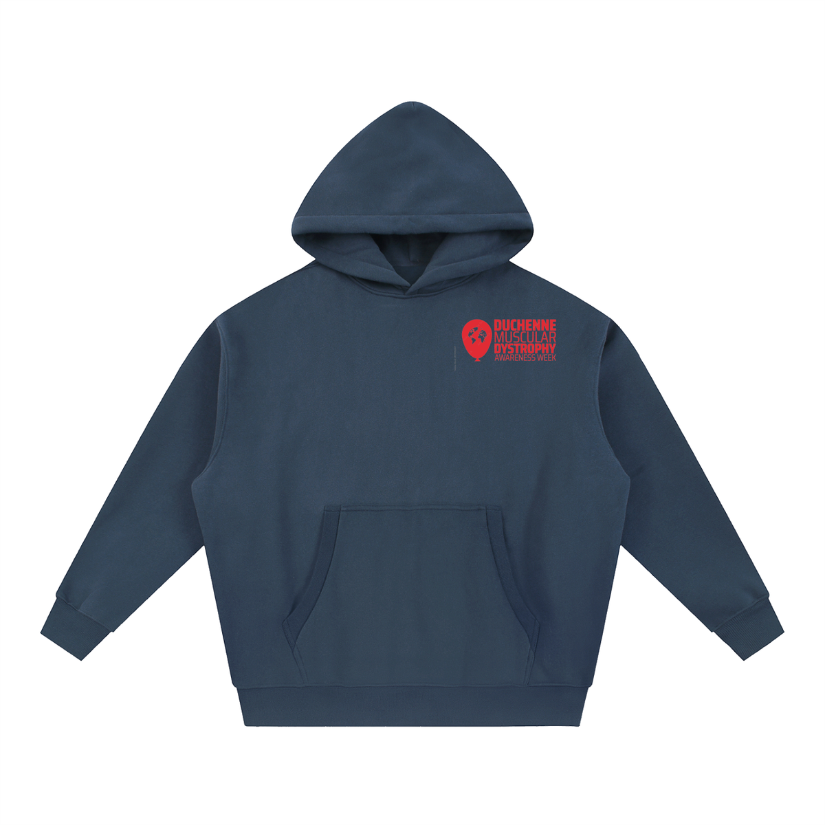 Essential Oversized Boxy Fit Fleece Hoodie