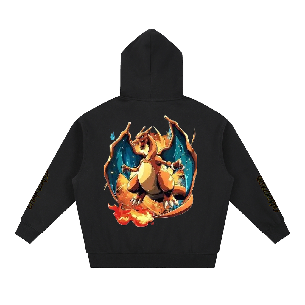 Essential Oversized Boxy Fit Fleece Hoodie