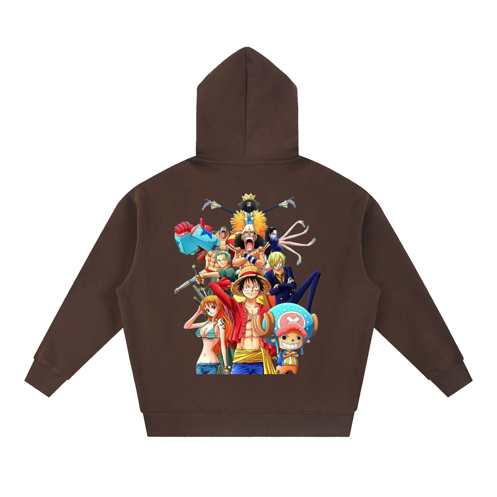 Essential Oversized Boxy Fit Fleece Hoodie