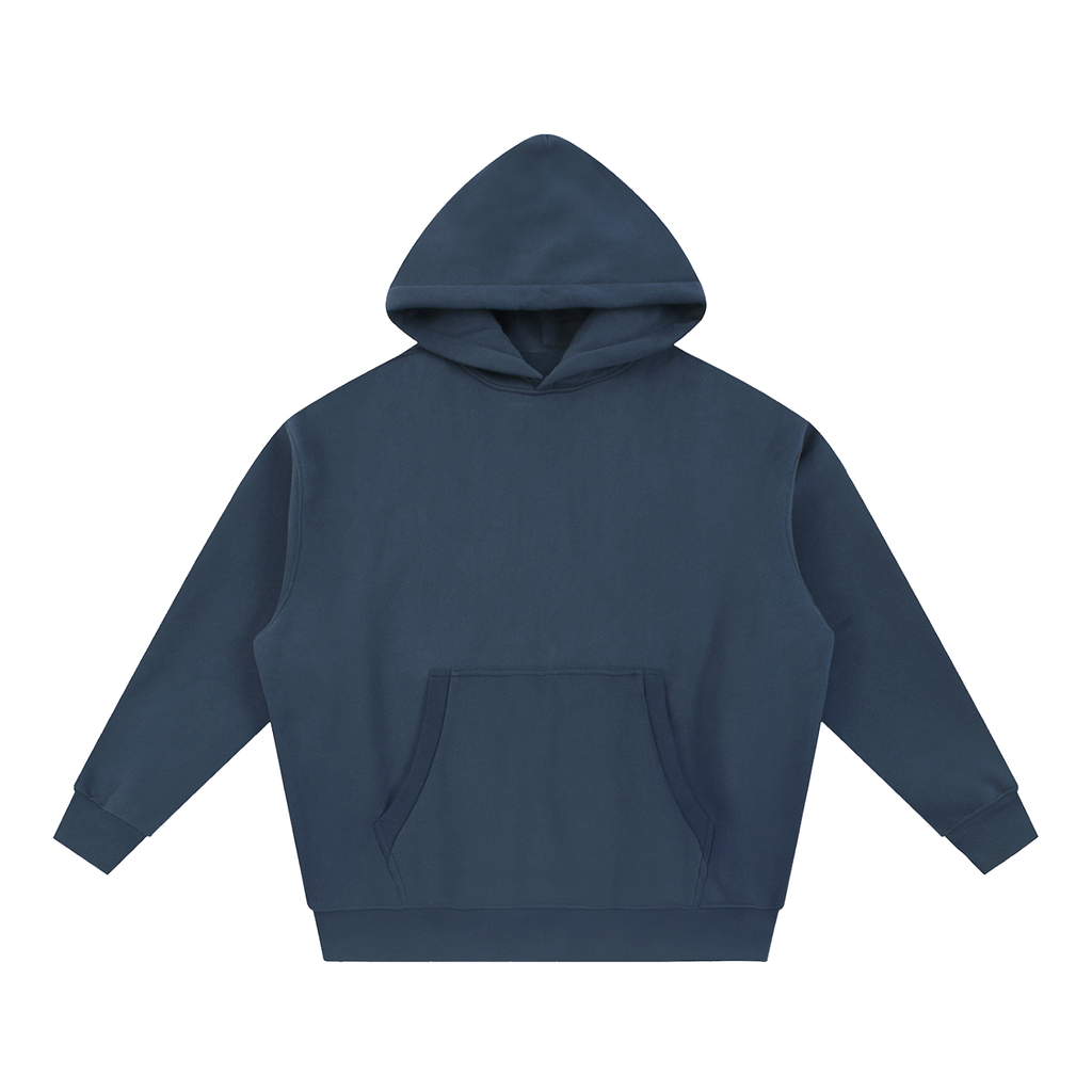 Essential Oversized Boxy Fit Fleece Hoodie