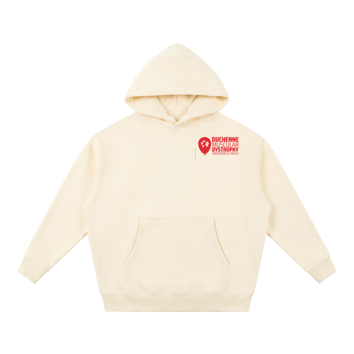 Essential Oversized Boxy Fit Fleece Hoodie