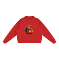 Essential Fleece Mock-Neck Crew Sweatshirt