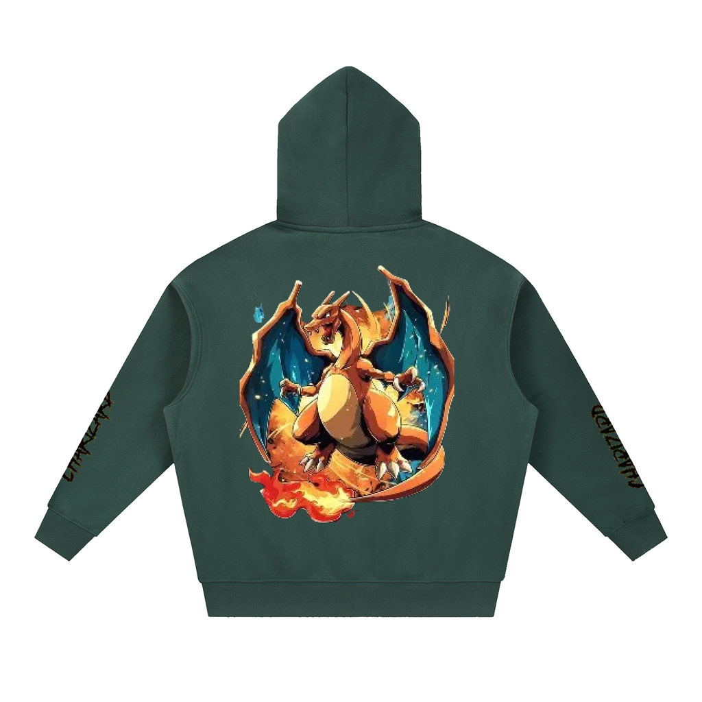 Essential Oversized Boxy Fit Fleece Hoodie