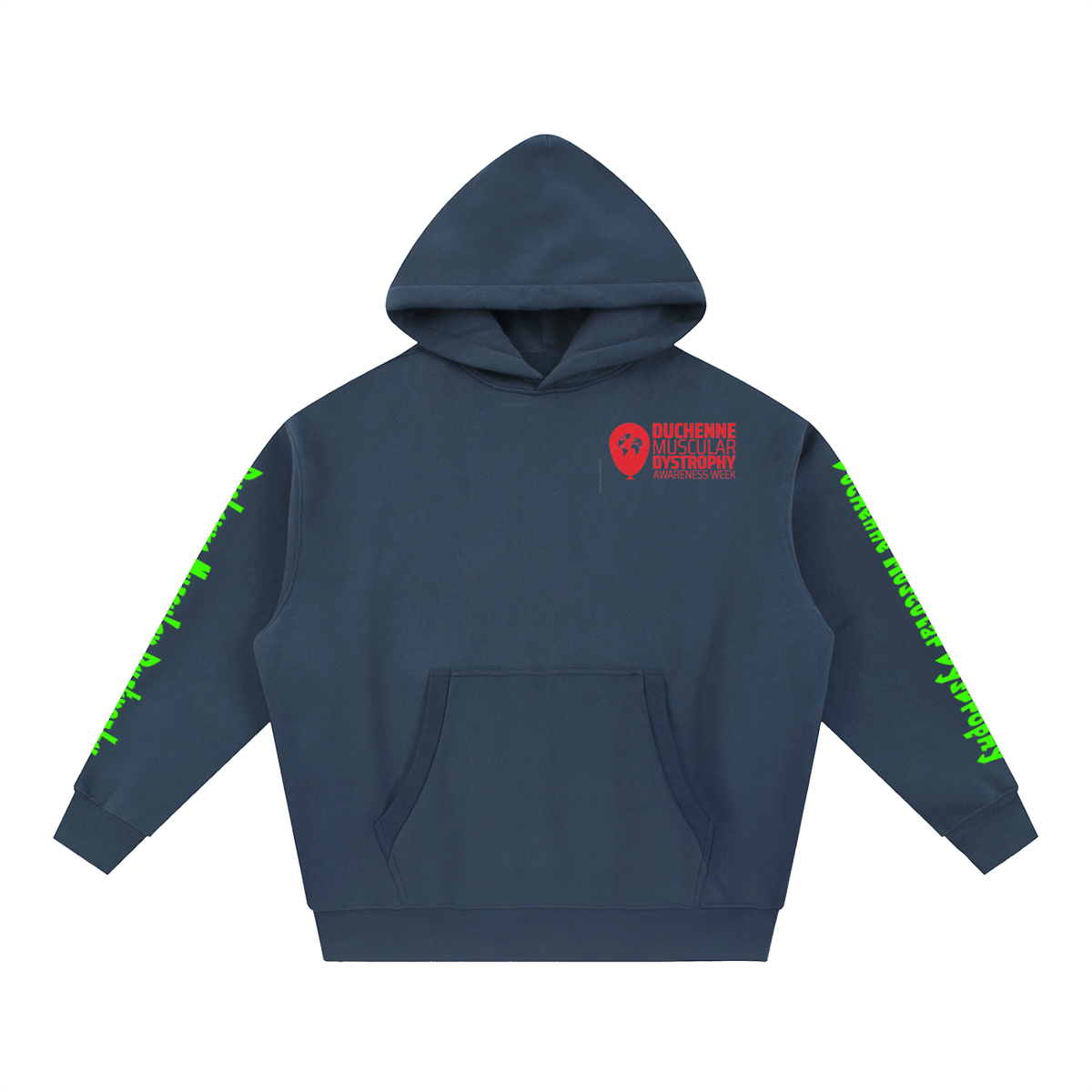 Essential Oversized Boxy Fit Fleece Hoodie