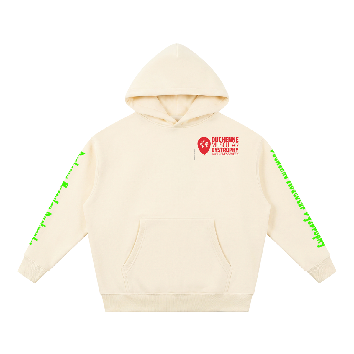 Essential Oversized Boxy Fit Fleece Hoodie