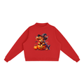 Essential Fleece Mock-Neck Crew Sweatshirt