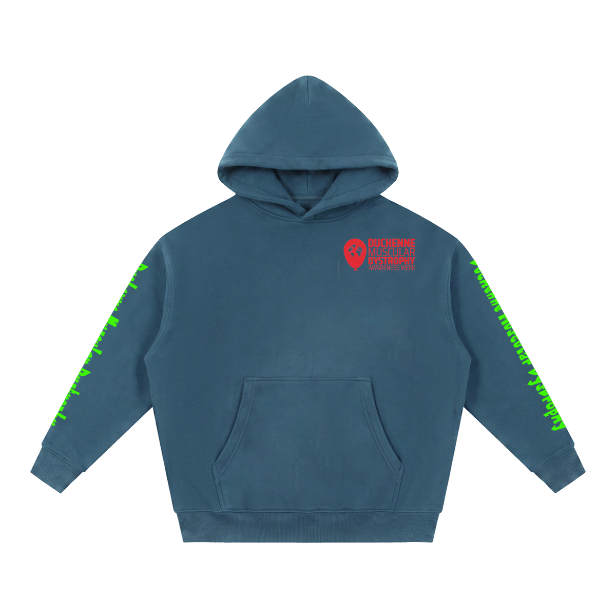 Essential Oversized Boxy Fit Fleece Hoodie