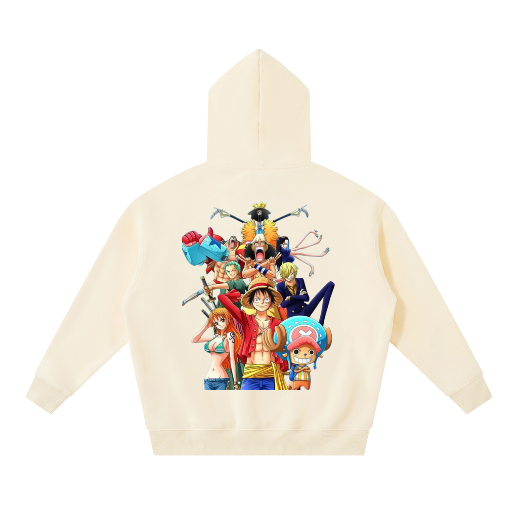 Essential Oversized Boxy Fit Fleece Hoodie